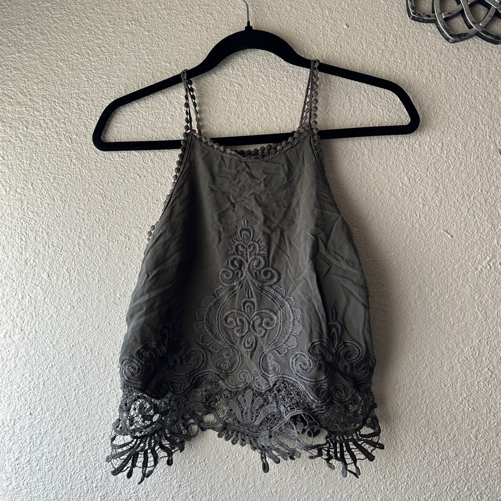Rue 21 Olive Crop Top